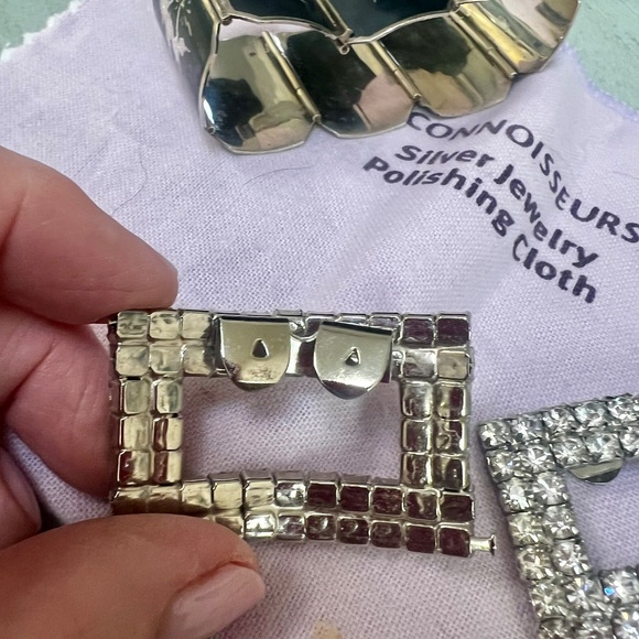 Vintage Rhinestone Shoe Clips - Picture 5 of 5